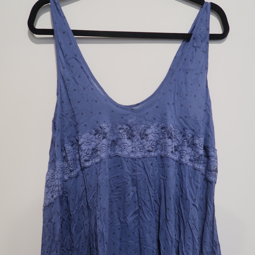 Free People Blue Lace Dress - Size S (NWT)